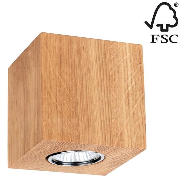 Spot-Light 2076174 - Stropna svetilka WOODDREAM 1xGU10/6W/230V