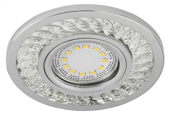 Vgradna svetilka EYE 1xGU10/50W + LED/3W/230V