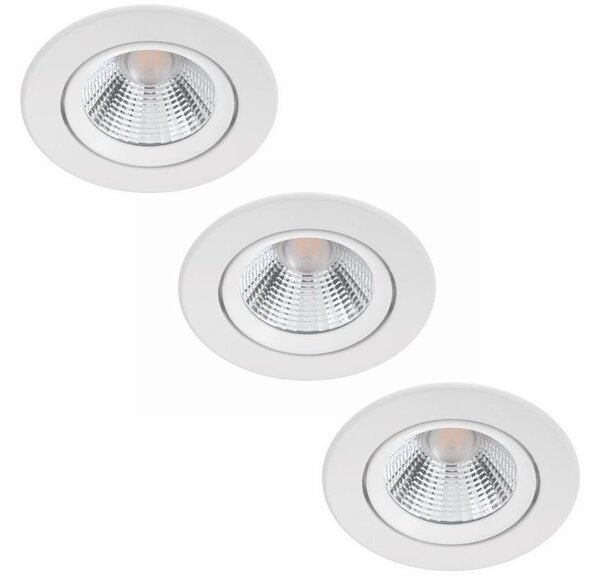 Philips - SET 3x LED Zatemnitvena vgradna svetilka DIVE LED/5W/230V 2700K