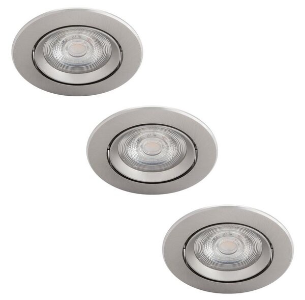 Philips - SET 3x LED Zatemnitvena vgradna svetilka DIVE LED/5W/230V 2700K