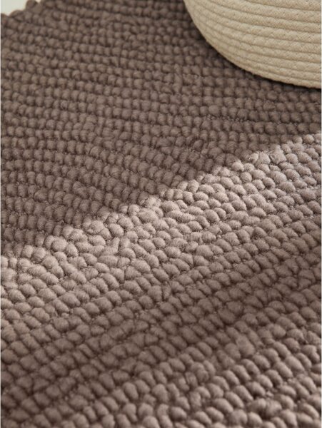Sivorjav ročno tkan volnen tekač 80x200 cm Calmio – Hanse Home