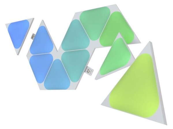 Nanoleaf NL48-1001TW-10PK - KOMPLET 10x LED RGB Zatemnitveni panel TRIANGLES LED/0,5