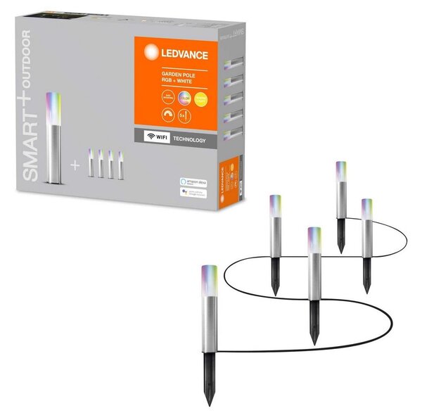 Ledvance - SET 5x LED RGBW Zunanja svetilka SMART+ GP5xLED/5,7W/230V IP65 Wi-Fi