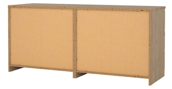 Komoda v hrastovem dekorju 154x70x50 cm Naia – Tvilum