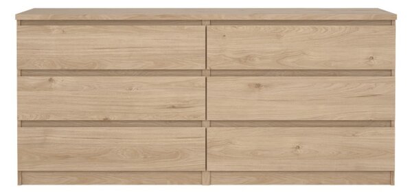 Komoda v hrastovem dekorju 154x70x50 cm Naia – Tvilum
