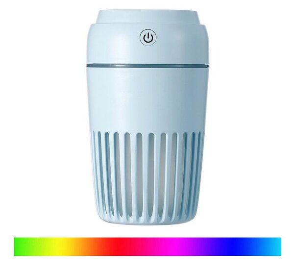 LED RGB Vlažilec zraka 300 ml LED/2W/5V moder