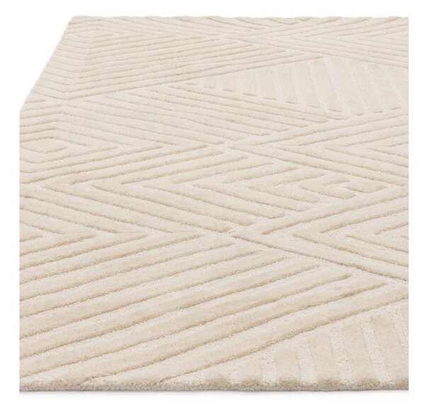 Kremno bela volnena preproga 200x290 cm Hague – Asiatic Carpets
