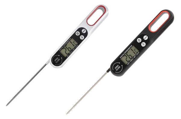 Zložljiv LCD kuhinjski termometer za meso in tekočine do 300°C
