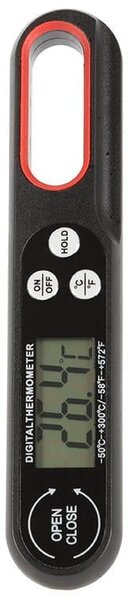 Zložljiv LCD kuhinjski termometer za meso in tekočine do 300°C