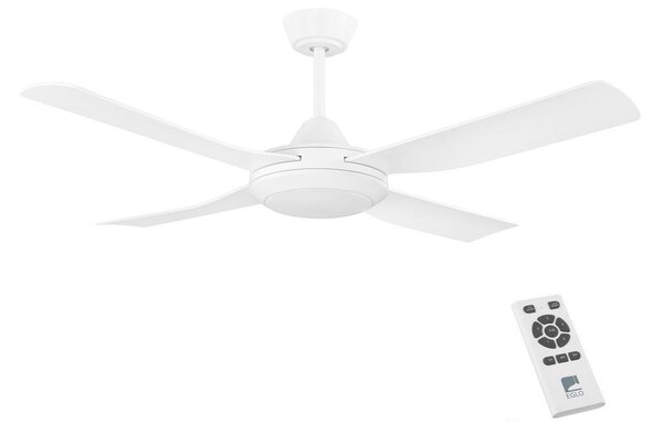 Eglo 35089 - LED Stropni ventilator BONDI LED/20W/230V + Daljinski upravljalnik bela