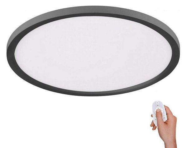 Leuchten Direkt 15571-18-LED Zatemnitvena stropna svetilka FLAT LED/23,5W/230V + Daljinski upravljalnik