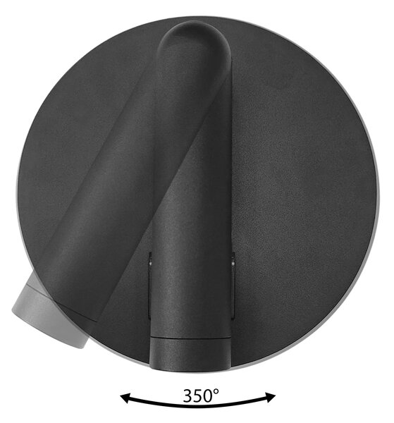 Stenska svetilka APP1614-1W black