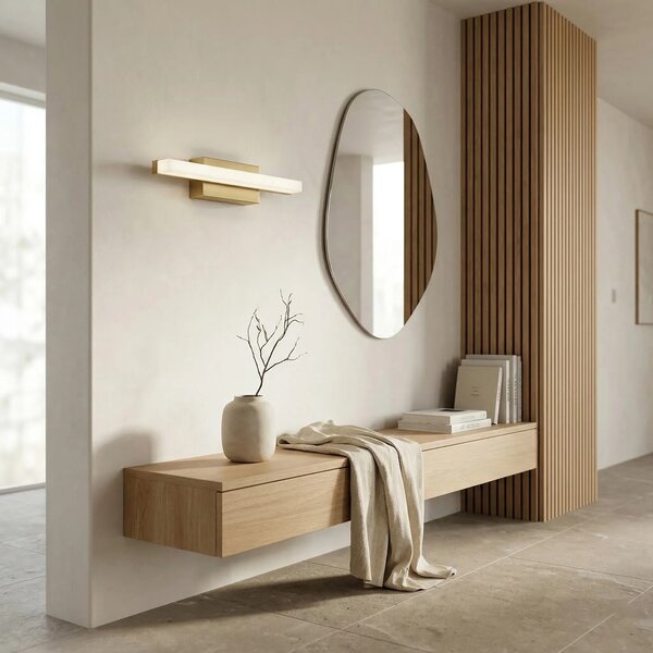 Stenska svetilka LED 42CM APP1851-1W BRUSH GOLD