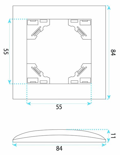 Enojna vtičnica z ozemljitvijo + 2x USB-A OSTE JNH003-G White