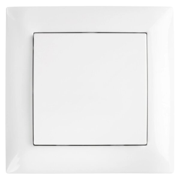 Enojno Stikalo z Okvirjem OSTE JNH006-W WHITE