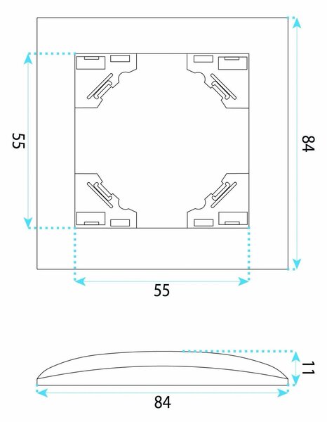 Enojna vtičnica z ozemljitvijo + USB-A USB-C OSTE JNH004-G White