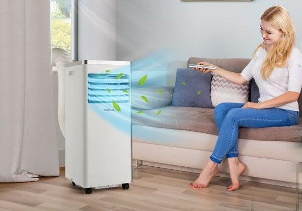 Prenosna klimatska naprava 4 v 1 z daljinskim upravljalnikom 7000 BTU 16℃～32℃m bela