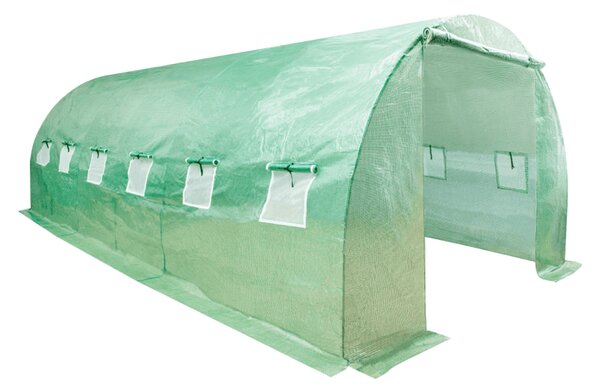 KONDELA Rezervna ponjava za rastlinjak, zelena, 3x6x2 m, FELKO TYP 3