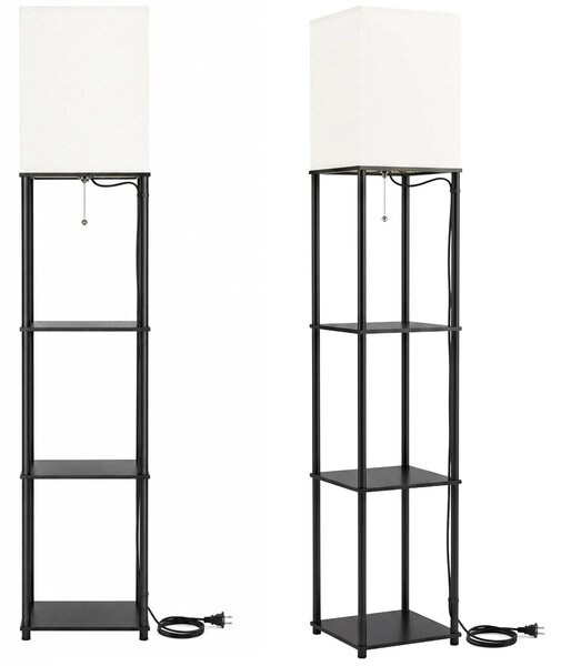 Stoјеča talna svetilka JNH050-1F White s policami