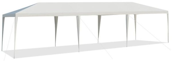 Šotor za zabavo 3 m x 9 m, vodoodporen zunanji paviljon - bel