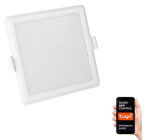 LED Zatemnitvena vgradna svetilka ALGINE LED/6W/230V Wi-Fi Tuya kvadratna