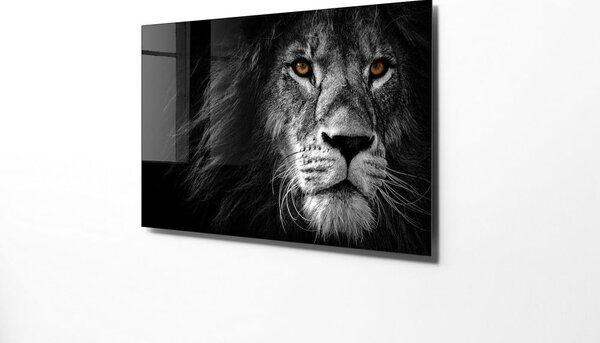 Steklena slika 70x50 cm Lion – Wallity