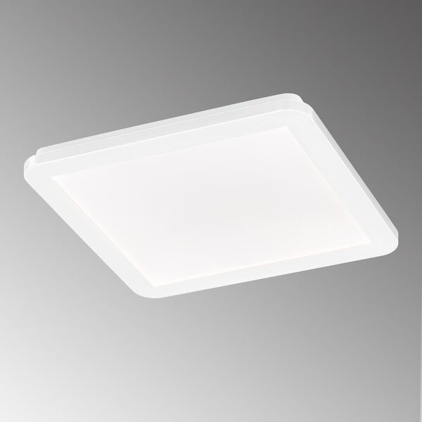 Bela LED stropna svetilka 30x30 cm Gotland – Fischer & Honsel