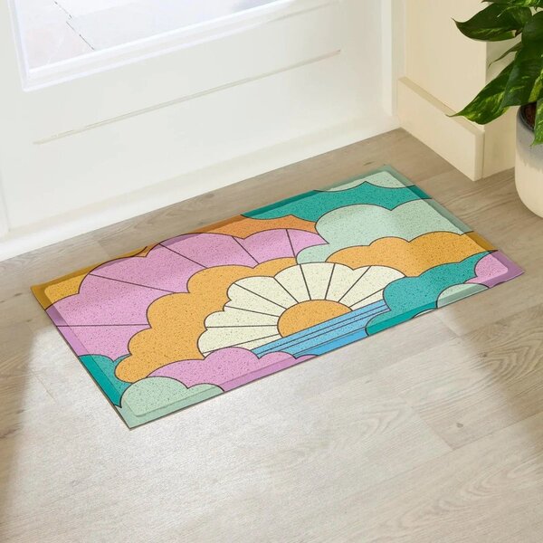 Predpražnik iz reciklirane plastike 40x70 cm Elizabeth Olwen – Artsy Doormats