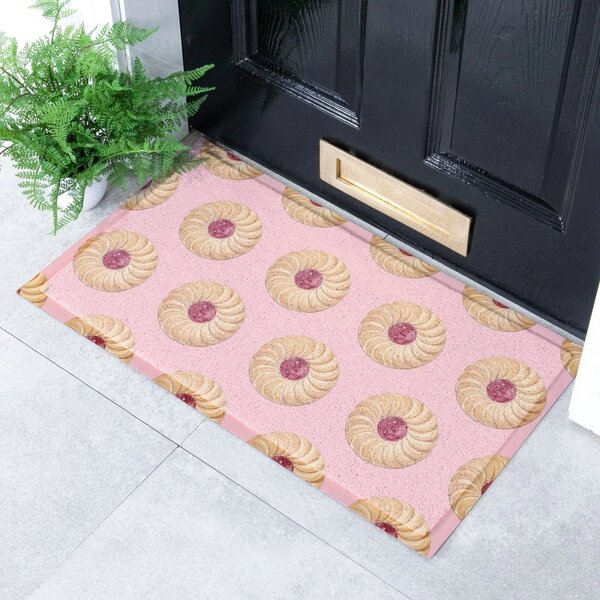 Predpražnik iz reciklirane plastike 40x70 cm Jam Biscuit – Artsy Doormats