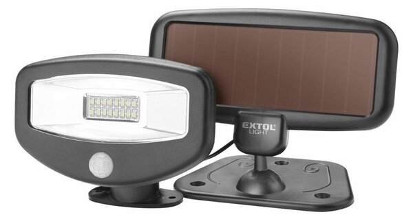 Extol - LED Solarni reflektor s senzorjem LED/500 mAh/3,7V IPX4