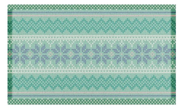 Predpražnik iz reciklirane plastike 40x70 cm Fair Isle – Artsy Doormats