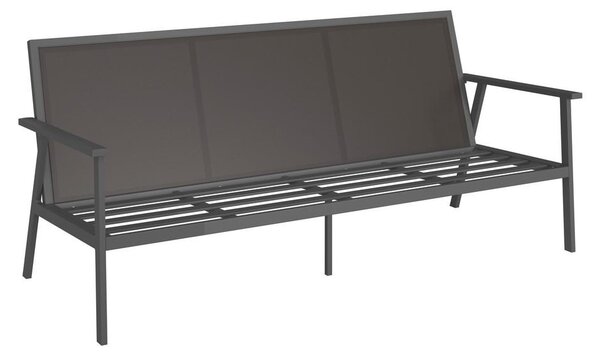 Beldano Lounge Garnitura Genua, Črna, Antracit, 4-Delno