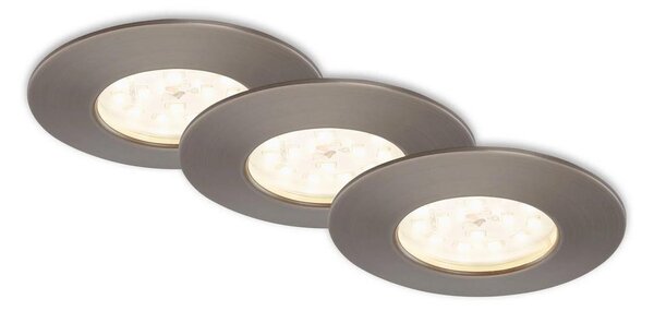 Briloner 7231-031-SET 3x LED Zatemnitvena kopalniška svetilka LED/5,5W/230V IP44