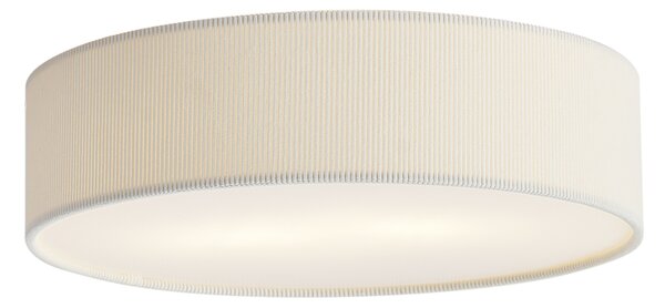 Moderna stropna svetilka bela z žametnim senčilom 38 cm 2-luči - Luz