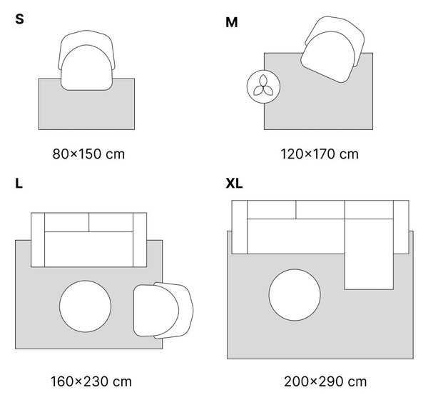 Bež preproga 120x170 cm Numa – Universal