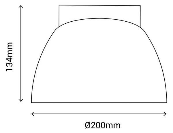 LED viseča zunanja svetilka ø 20 cm – SULION