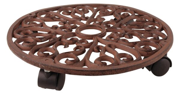 Kovinski mobilni podstavek za cvetlične lonce ø 34,5 cm Ornament – Esschert Design