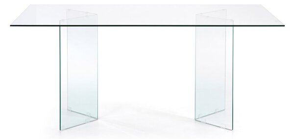 Steklena jedilna miza 90x180 cm Burano – Kave Home