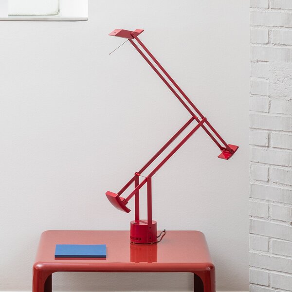 Artemide Tizio LED namizna svetilka, rdeča, Rdeča, Študija / pisarna, Plastika, Dizajn