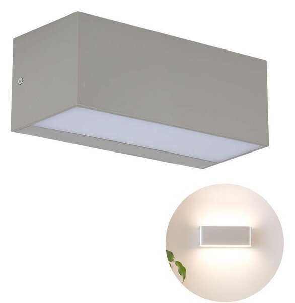 LED Zunanja stenska svetilka LED/12W/230V 6400K IP65