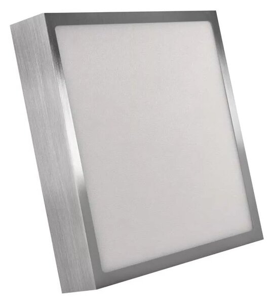 LED Stropna svetilka LED/21W/230 3000/3500/4000K 22,5x22,5 cm krom