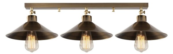 Stropna svetilka v bronasti barvi s kovinskim senčilom ø 24 cm Berceste – Opviq lights