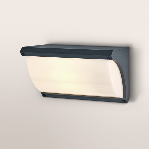 OSRAM zunanja stenska svetilka ENDURA CLASSIC ANGELA, temno siva, IP54, zatemnjen, Siva, Aluminij, Sodobni