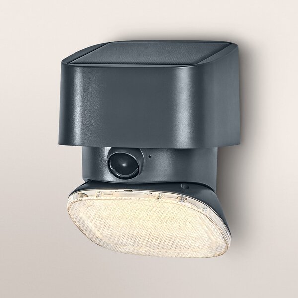 OSRAM Solar-Wandlampe ENDURA STYLE TURN, siva, senzor, IP54, zatemnjen, Siva, Plastika, Sodobni