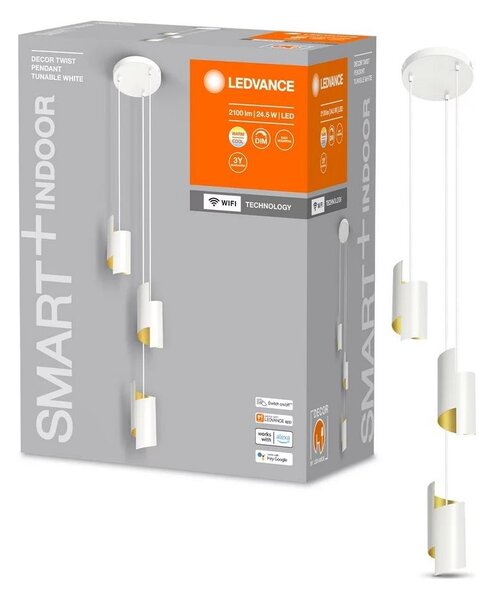 Ledvance - LED Zatemnitveni lestenec na vrvici SMART+ DECOR 3xLED/8W/230V bela Wi-Fi