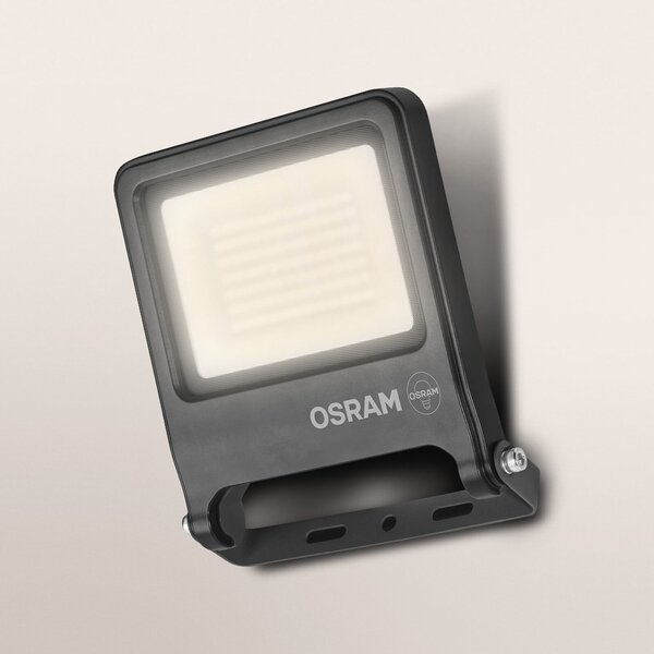 OSRAM LED zunanji reflektor ENDURA FLOOD, siv 50 W 3.000 K IP65, Siva, Aluminij