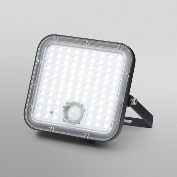 OSRAM Solar zunanji reflektor ENDURA, 30 W, senzor, 4.000 K IP65, zatemnjen, Črna, Plastika