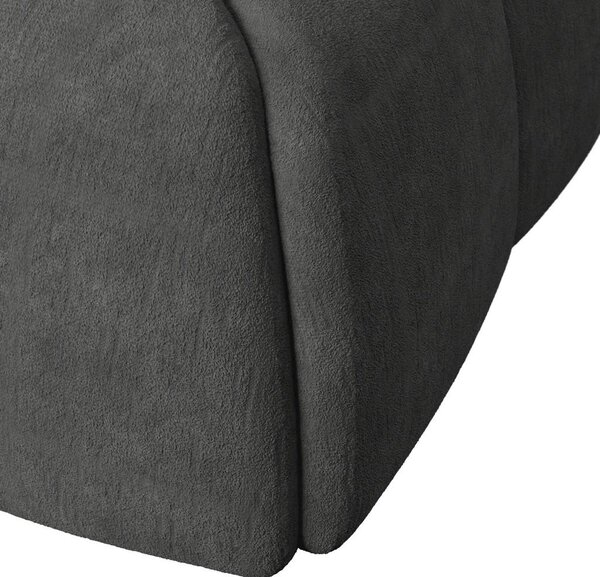 Bessagi Home Oblazinjena Postelja Marija, Temno Siva, 180x200