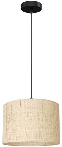 Lestenec na vrvici RATTAN 1xE27/60W/230V pr. 25 cm ratan