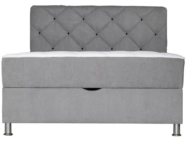 Modern Living Postelja Z Vzmetnico Black Diamant, 120x200, Siva
